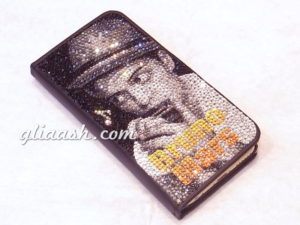 Bruno Mars crystal decoration iphone cover